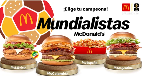 McDonald’s lanza sus nuevas hamburguesas mundialistas