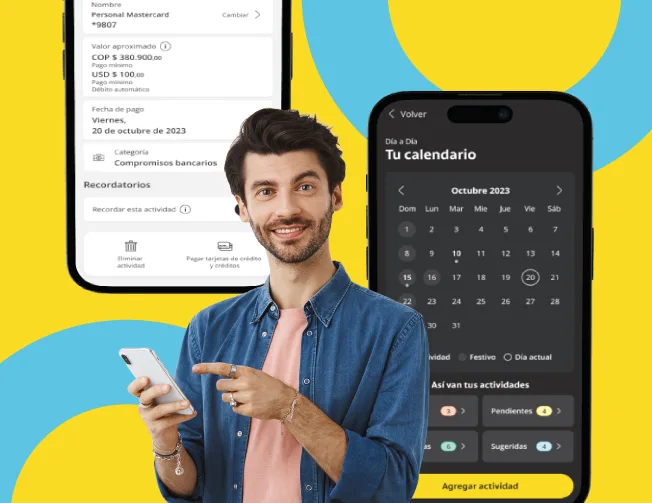 Tu calendario: la funcionalidad de Bancolombia