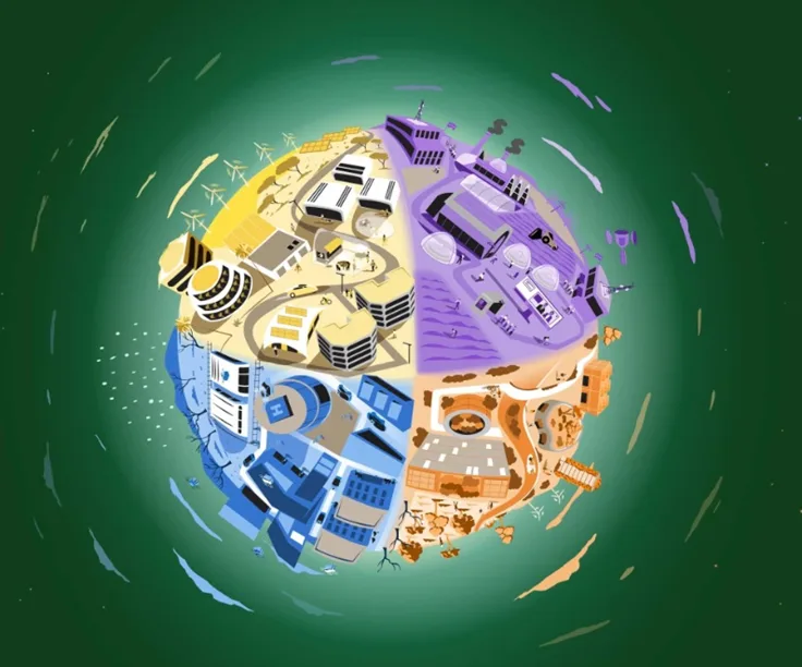 La economía global podría tomar rumbos radicalmente opuestos hacia 2050