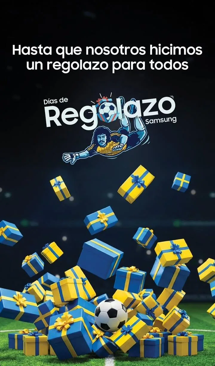 Se vienen las promociones de Samsung con el Regolazo