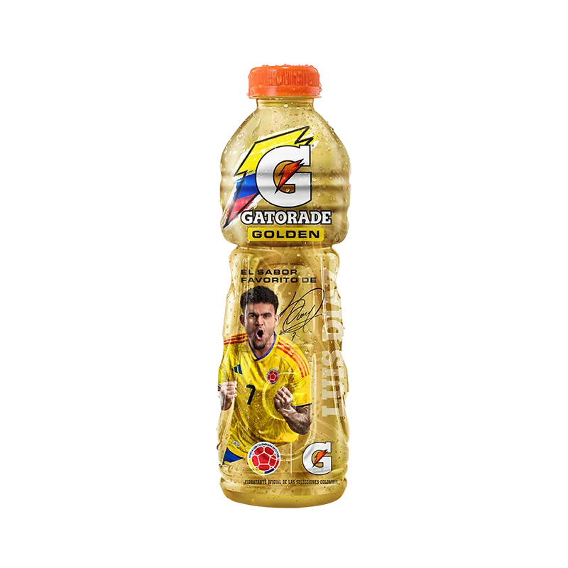Llega a Colombia Gatorade Golden, el sabor favorito de Luis Díaz