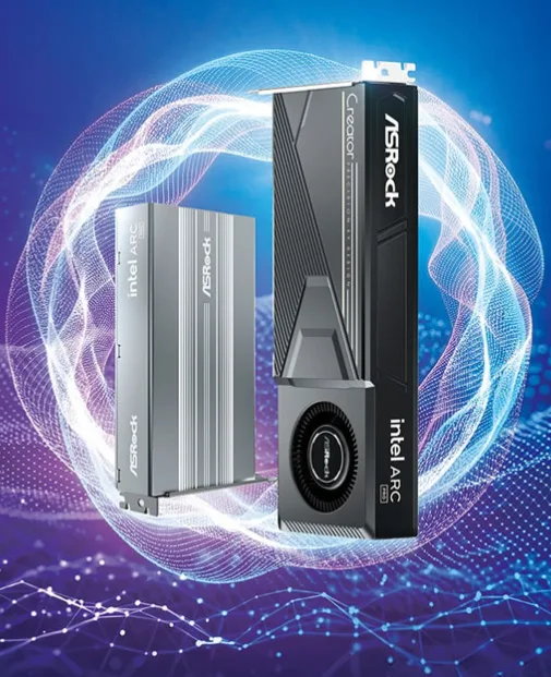 ASRock presenta las placas de video Intel ARC para estaciones de trabajo profesionales