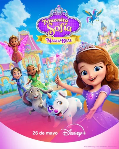 “Princesita Sofía: magia real” se estrenará el 26 de mayo en Disney+