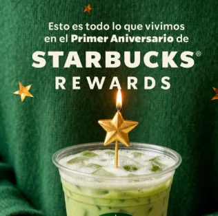 Starbucks Rewards celebra el primer año en el mercado