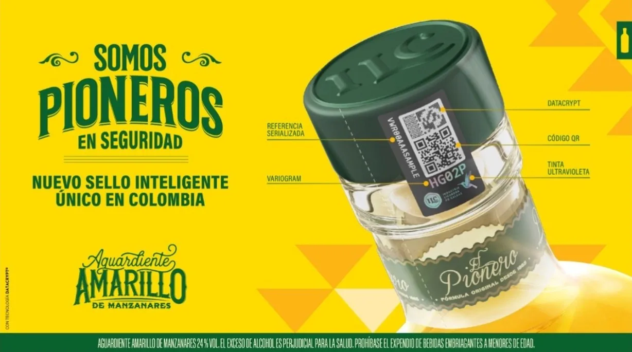 Implementan primer sello de seguridad inteligente para licores en el país