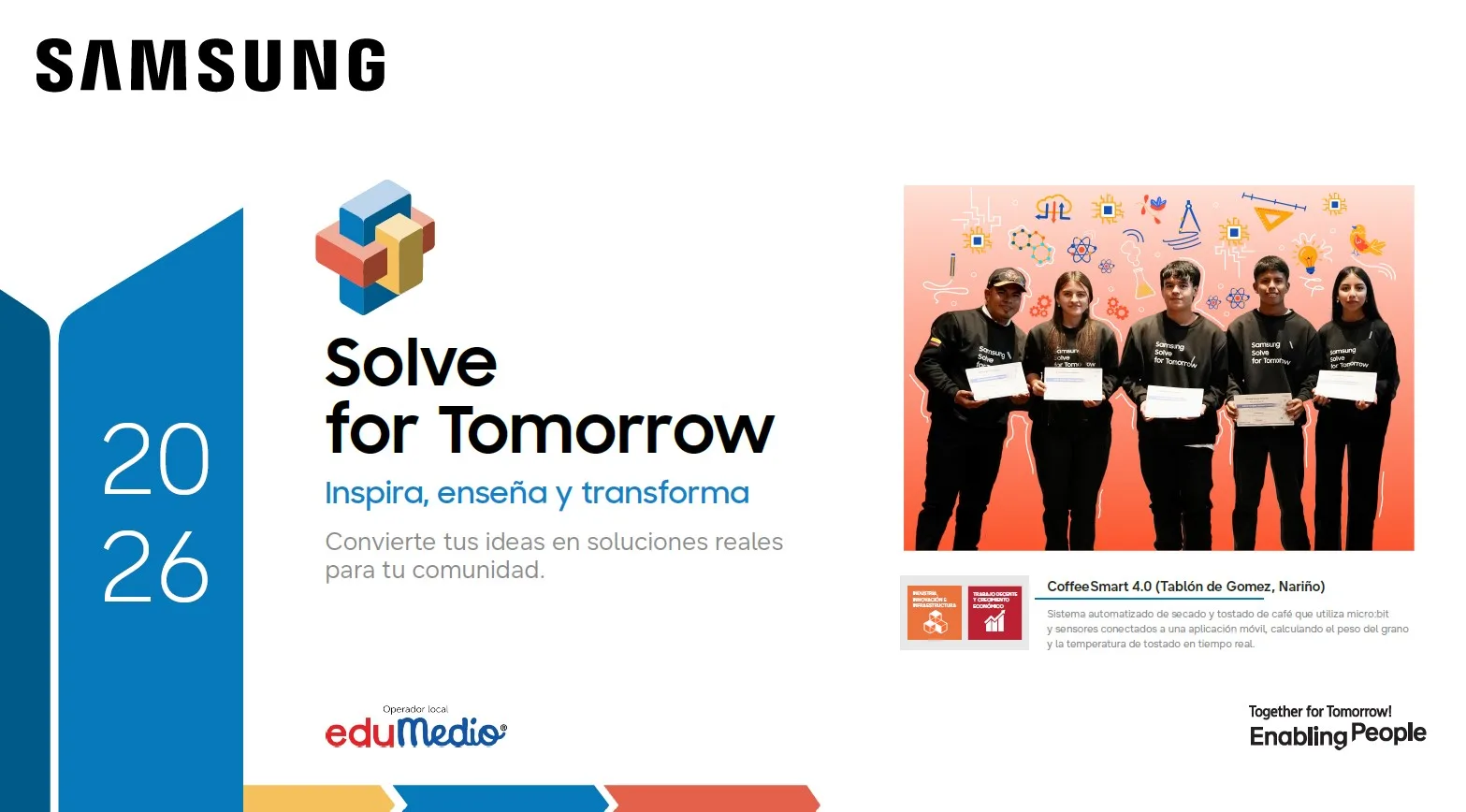 Samsung busca jóvenes talentos para la nueva edición de Solve for Tomorrow