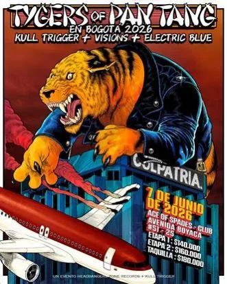 Tygers of Pan Tang el 7 de junio en Ace of Spades en Bogotá
