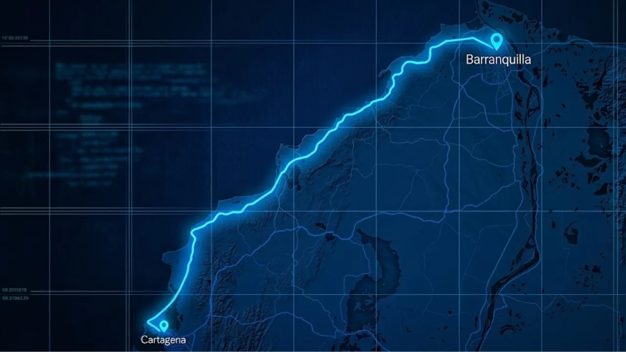 InterNexa activa nueva ruta de fibra óptica de 146 km en la costa Caribe de Colombia