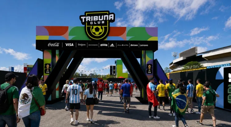 Presentan tribuna club en Colombia