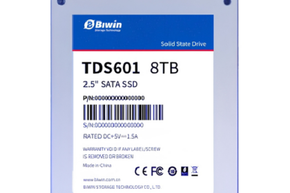 BIWIN lanzó el SSD industrial TDS600, creado para videovigilancia, IA y Edge Computing