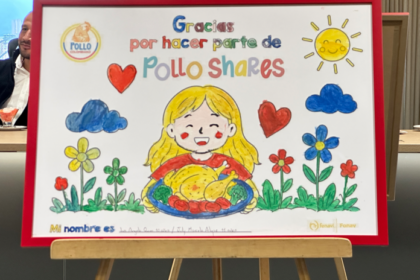 Más de 2.300 niños en distintas regiones del país recibirán 373.600 raciones de proteína con Pollo Shares
