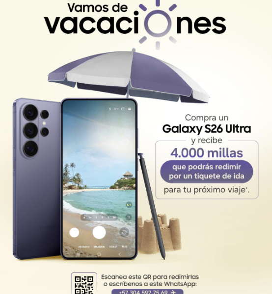 Samsung y LifeMiles se unen para llevar a más colombianos a su próximo destino con la serie Galaxy S26