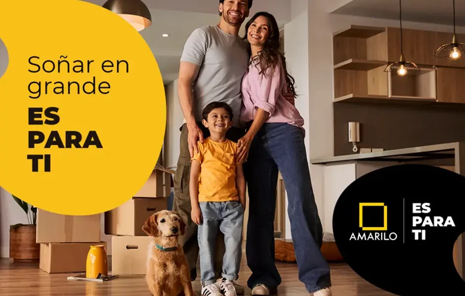 Amarilo con la nueva plataforma de marca: Es para ti