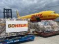 Vuelo humanitario del Grupo DHL llegó a Cali con cerca de 40 toneladas de ayuda
