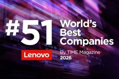 Lenovo, reconocida entre las Mejores Empresas del Mundo 2026 por la revista TIME
