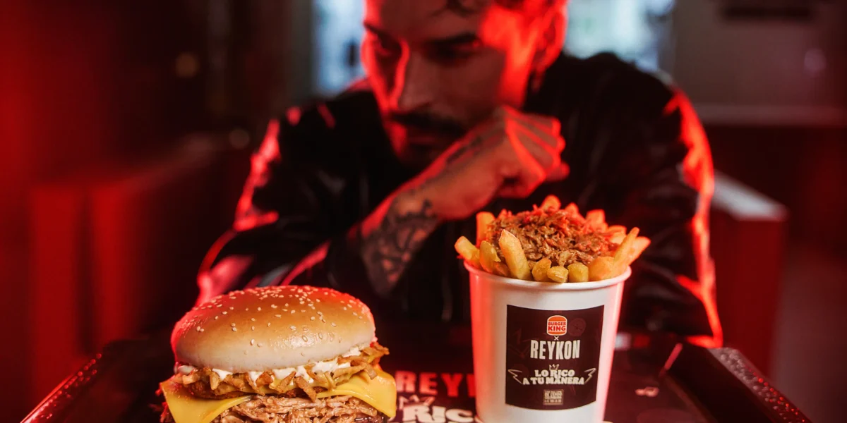 Burger King y Reykon alianza entre música y hamburguesas en Colombia