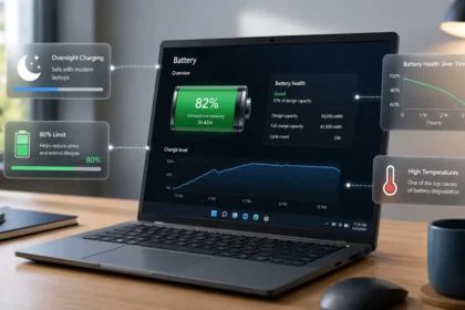Mitos sobre la batería de las laptops: carga nocturna, límite del 80% y qué es lo que realmente degrada las baterías