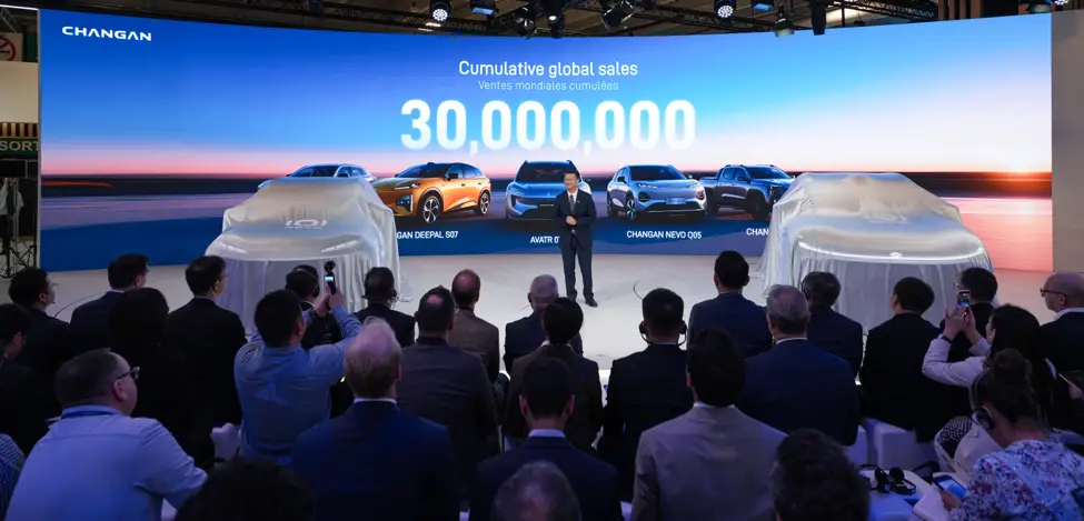 Changan Group lleva sus vehículos electrificados a Europa y presenta NEVO en París 2026